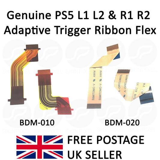 Genuine PS5 L1 L2 & R1 R2 Adaptive Trigger Ribbon Flex BDM-010 or BDM-020 Pair